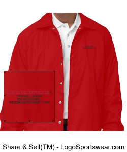 Coach-Style Windbreaker Jacket Design Zoom